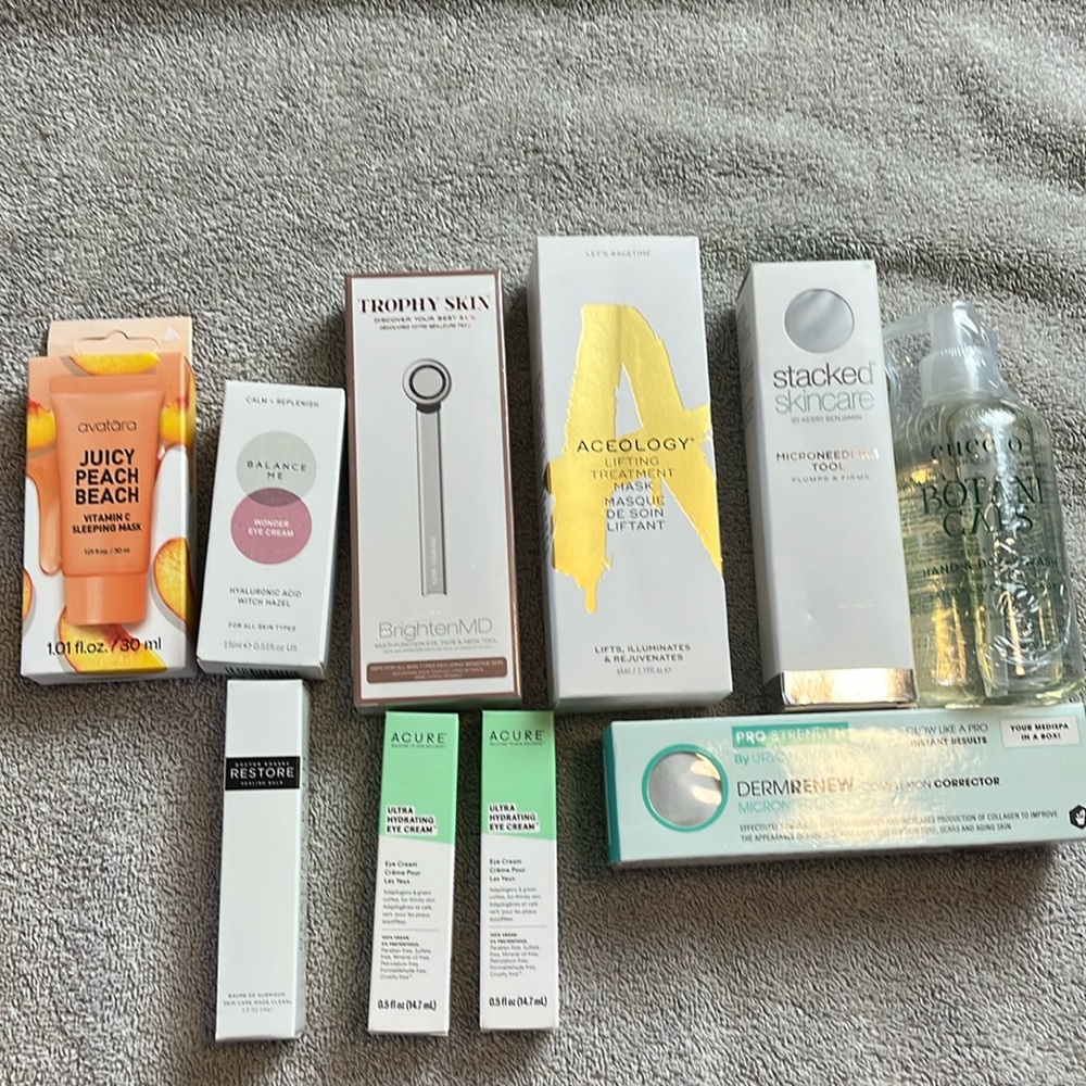 Fab Fit Fun..Skincare and Beauty Products